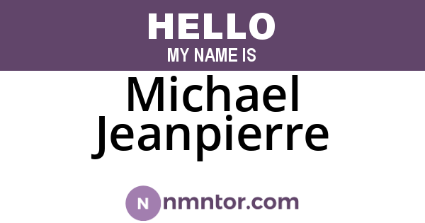 Michael Jeanpierre