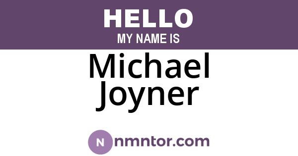 Michael Joyner