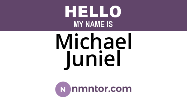 Michael Juniel