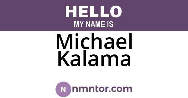 Michael Kalama