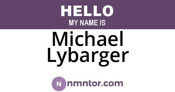 Michael Lybarger