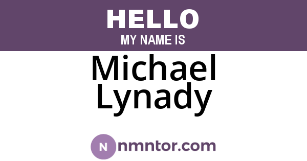 Michael Lynady