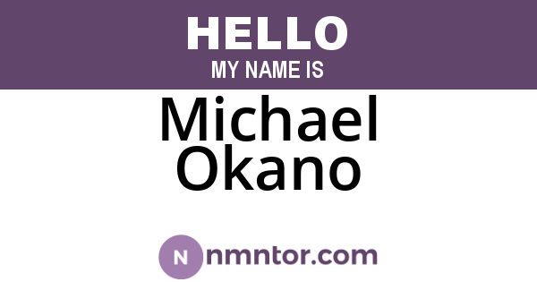 Michael Okano