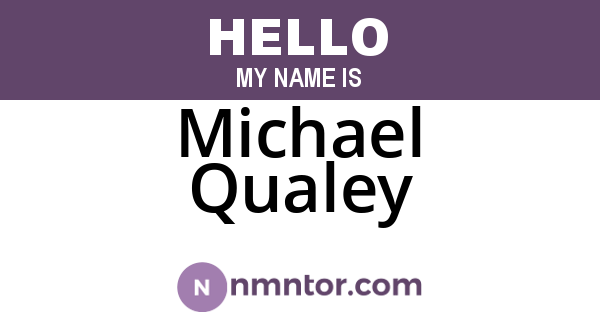 Michael Qualey