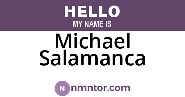 Michael Salamanca