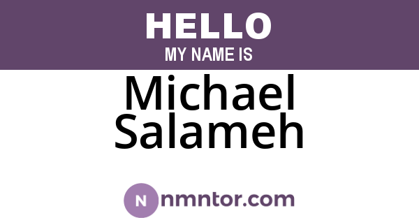 Michael Salameh