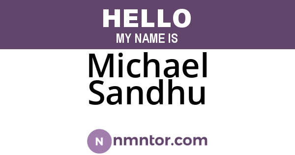 Michael Sandhu
