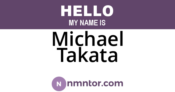 Michael Takata