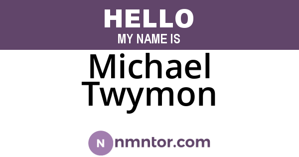 Michael Twymon
