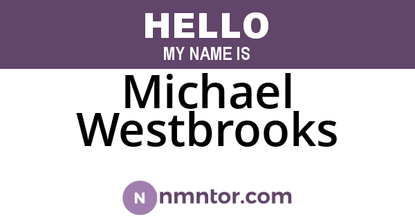 Michael Westbrooks