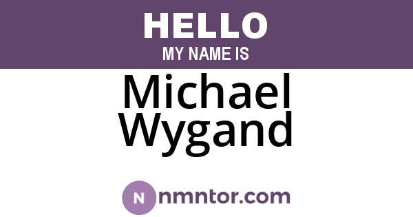 Michael Wygand