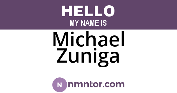 Michael Zuniga