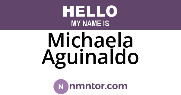 Michaela Aguinaldo