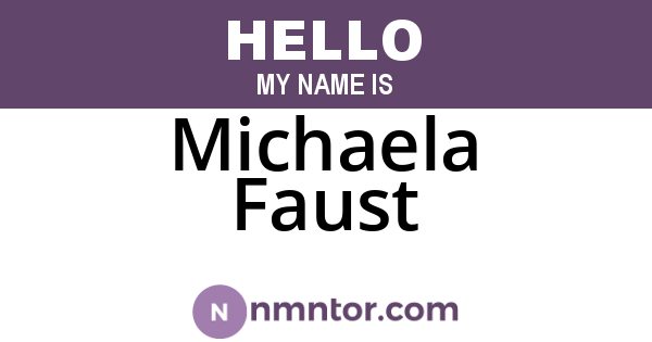 Michaela Faust