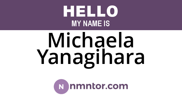 Michaela Yanagihara