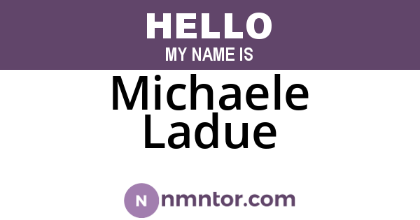 Michaele Ladue