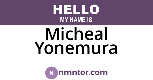 Micheal Yonemura