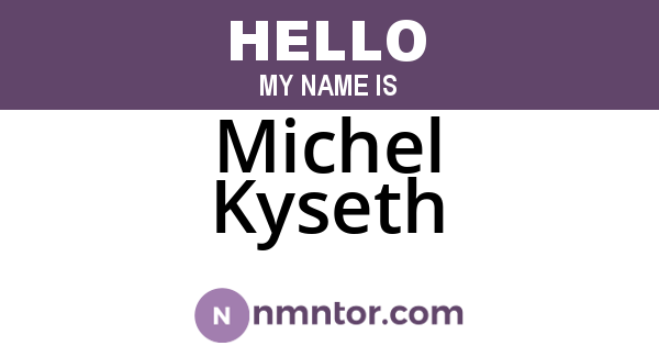 Michel Kyseth