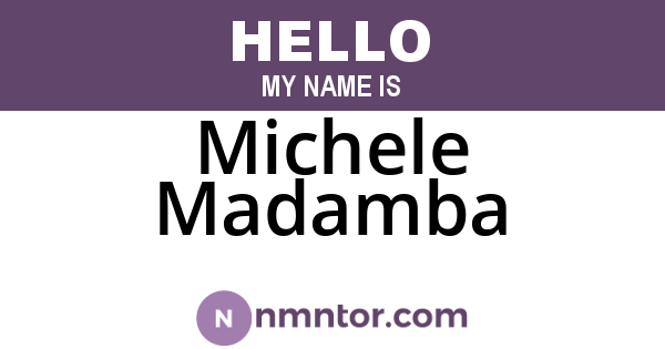 Michele Madamba