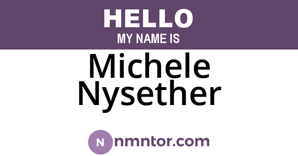 Michele Nysether