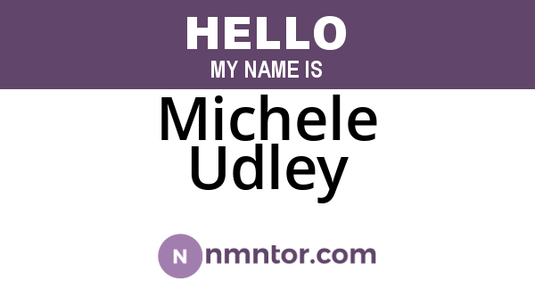 Michele Udley