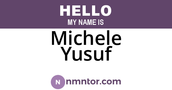 Michele Yusuf