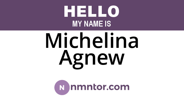 Michelina Agnew