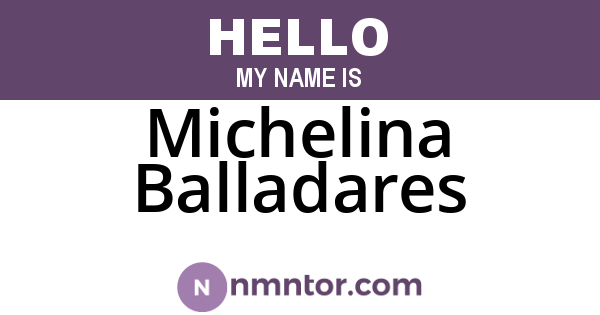 Michelina Balladares