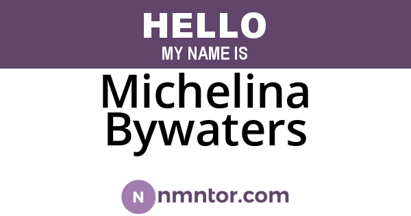 Michelina Bywaters