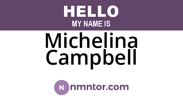 Michelina Campbell