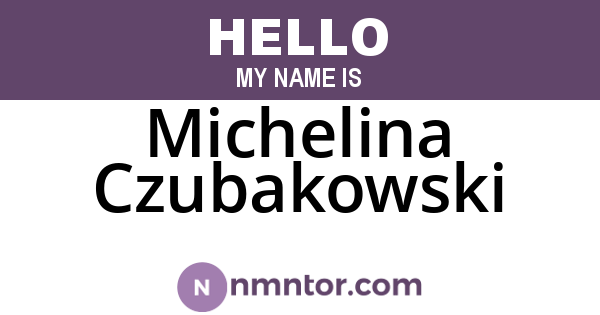 Michelina Czubakowski