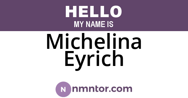 Michelina Eyrich
