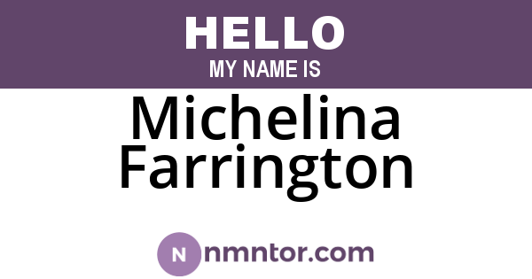 Michelina Farrington