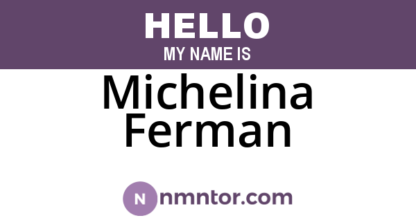 Michelina Ferman