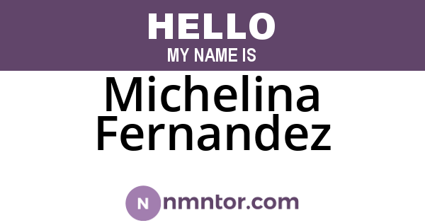 Michelina Fernandez