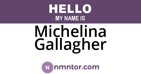 Michelina Gallagher
