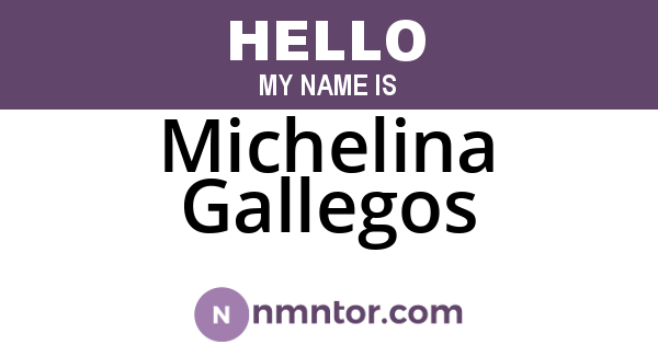Michelina Gallegos