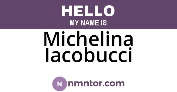 Michelina Iacobucci