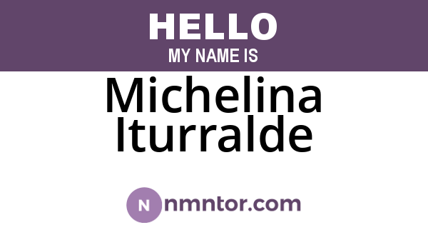 Michelina Iturralde