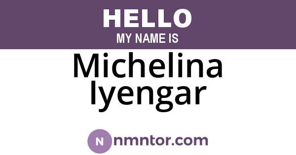 Michelina Iyengar