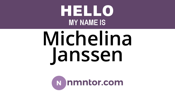 Michelina Janssen