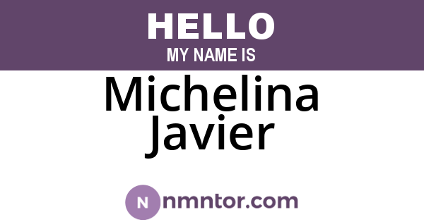 Michelina Javier