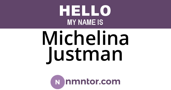 Michelina Justman