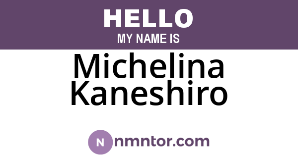 Michelina Kaneshiro