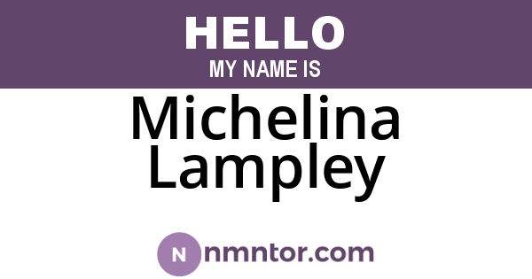 Michelina Lampley