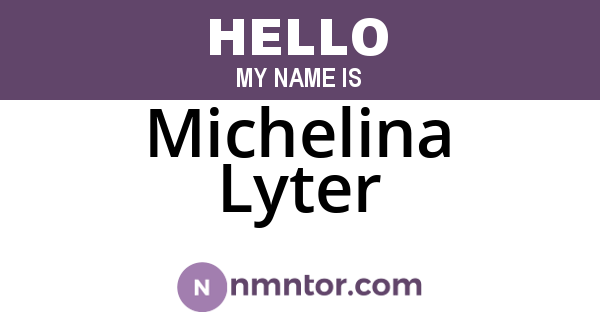 Michelina Lyter