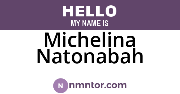 Michelina Natonabah