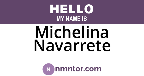 Michelina Navarrete