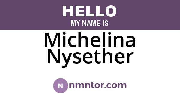 Michelina Nysether