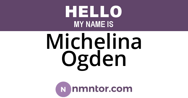 Michelina Ogden